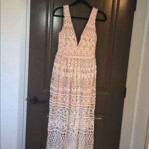 Lace maxi dress